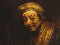 Selbstbildnis von Rembrandt aus dem Jahr 1663