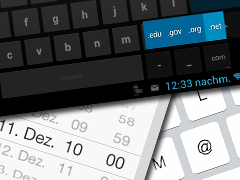Verschiedene mobile Formularansichten übereinander gelegt