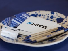 Aufkleber und Kulis vom Webkongress Erlangen