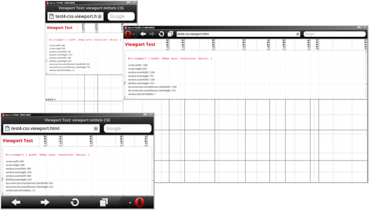CSS @viewport setzt nur bei kleinen Displays die minimale Breite
