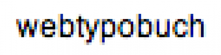 Textbeispiel mit Subpixel-Glättung