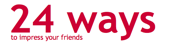 Logo: 24 ways - to impress your friends