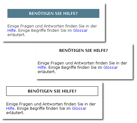 Abb. 7: Eine farbliche Hervorhebung kann durch einen Rahmen bei benutzerdefinierten Farben besser wahrgenommen werden.