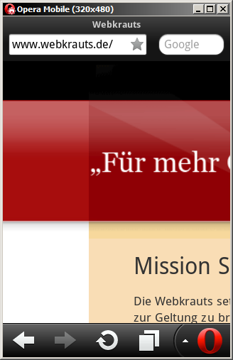 So würde das Web auf Handys aussehen, wenn Browser sich nur an »echte« Pixel halten würden