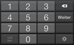 Zahlenblock ohne Sonderzeichen beim type-Parameter number auf Android